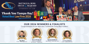 Battaglia, Ross, Dicus & McQuaid, P.A. Earns Four Best of the Bay 2026 Awards