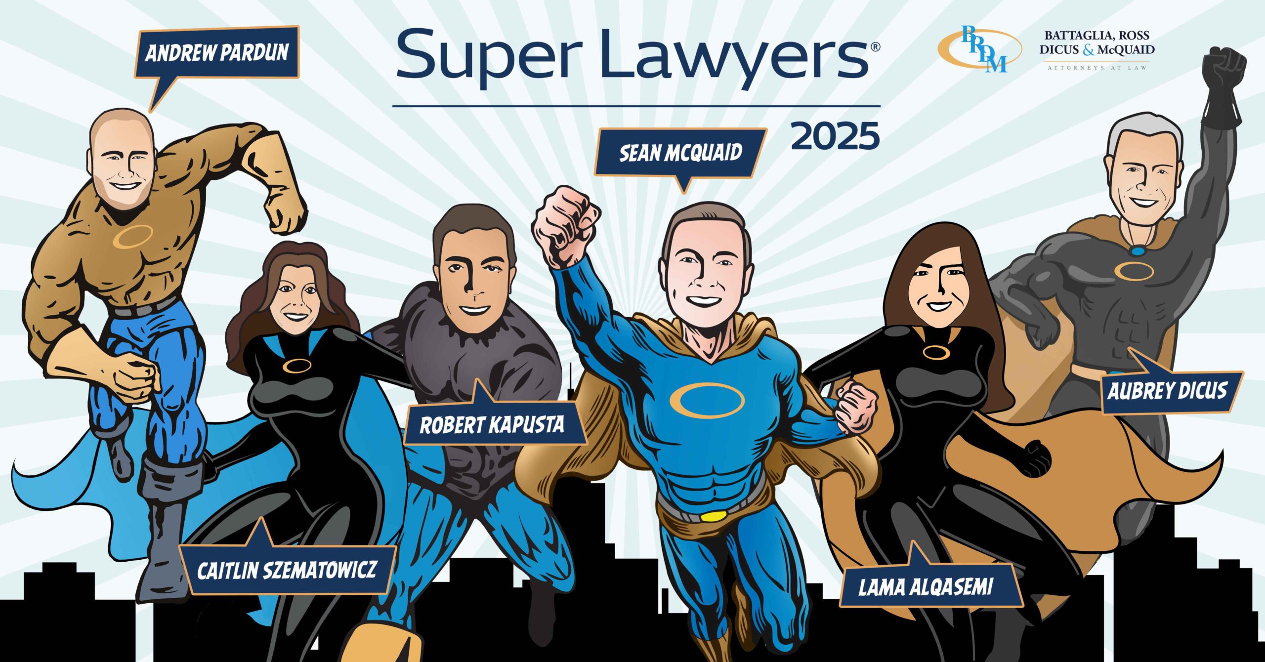 Six Attorneys Recognized as 2025 Florida Super Lawyers